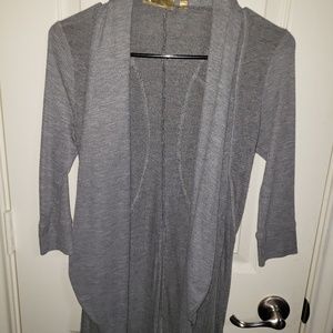 Long Grey 3/4 sleeve cardigan